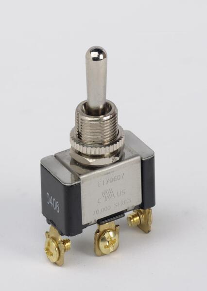 PEC85183TOG SWITCH TOGGLE SPDT O-F-O SCREW TERM 20A